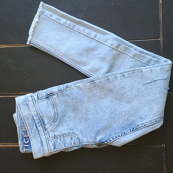 NEW Girls Justice Skinny Jeans size 8 Slim - Picture 1 of 4